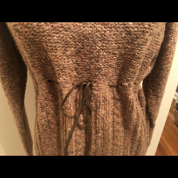 New Architect Crew Neck Waist Tie Rustic Sweater PL - Picture 2 of 11